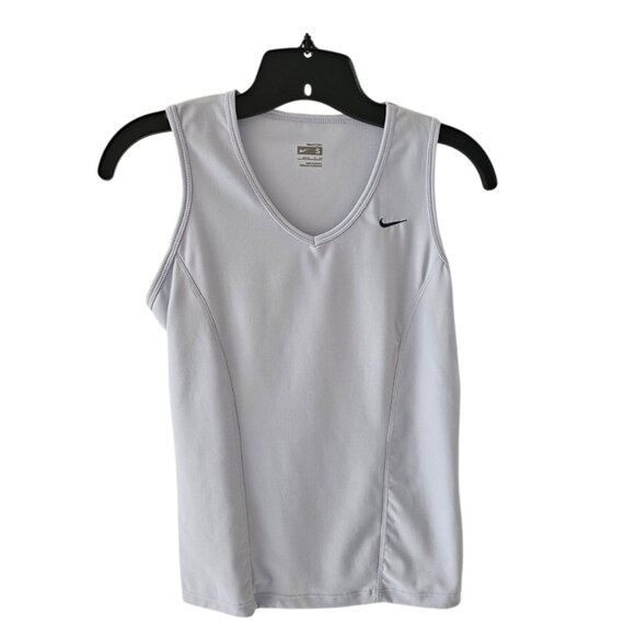 Nike Tops - Nike Women's Dri-Fit V-Neck Sleeveless Tank Top | NWT | Small | Light Blue